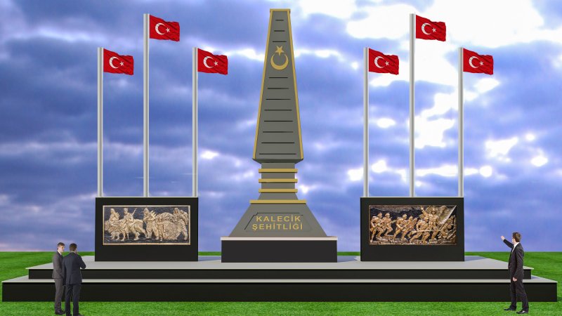 KALECİK ŞEHİTLER ANITI (daha fazlası için tıklayınız)