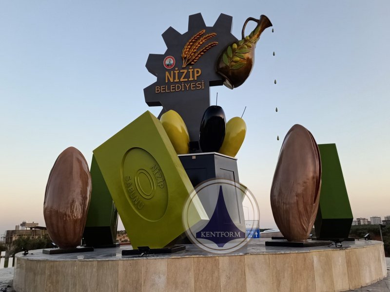 YÖRESEL TEMALI NİZİP ŞEHİR ANITI