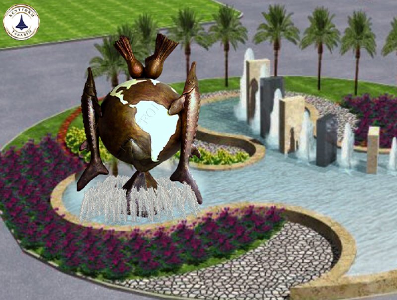 DÜNYA & ÇOTANAK & MERSİN BALIĞI HEYKELİ