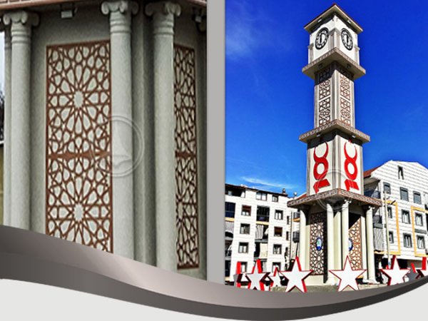 100.Yıl Temalı Sütunlu Model Saat Kulesi-Salihli Belediyesi/MANİSA